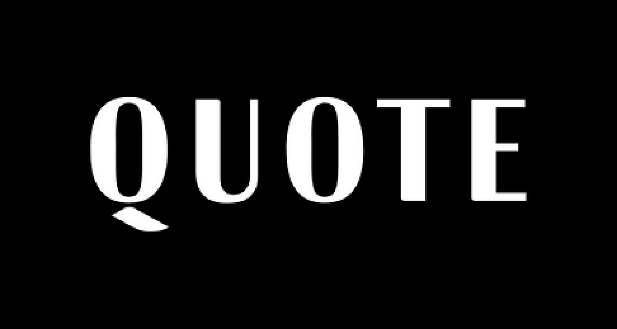Quote logo