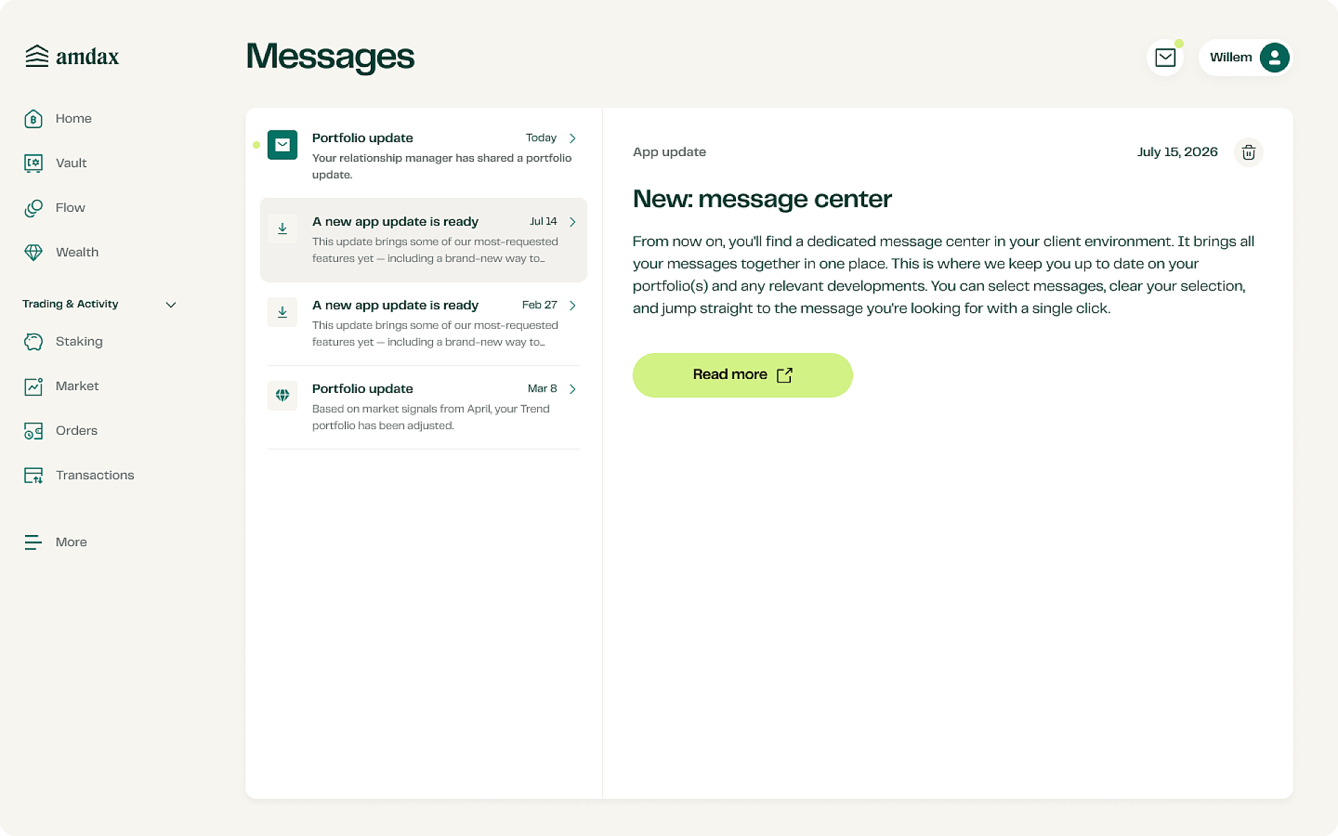 Messages